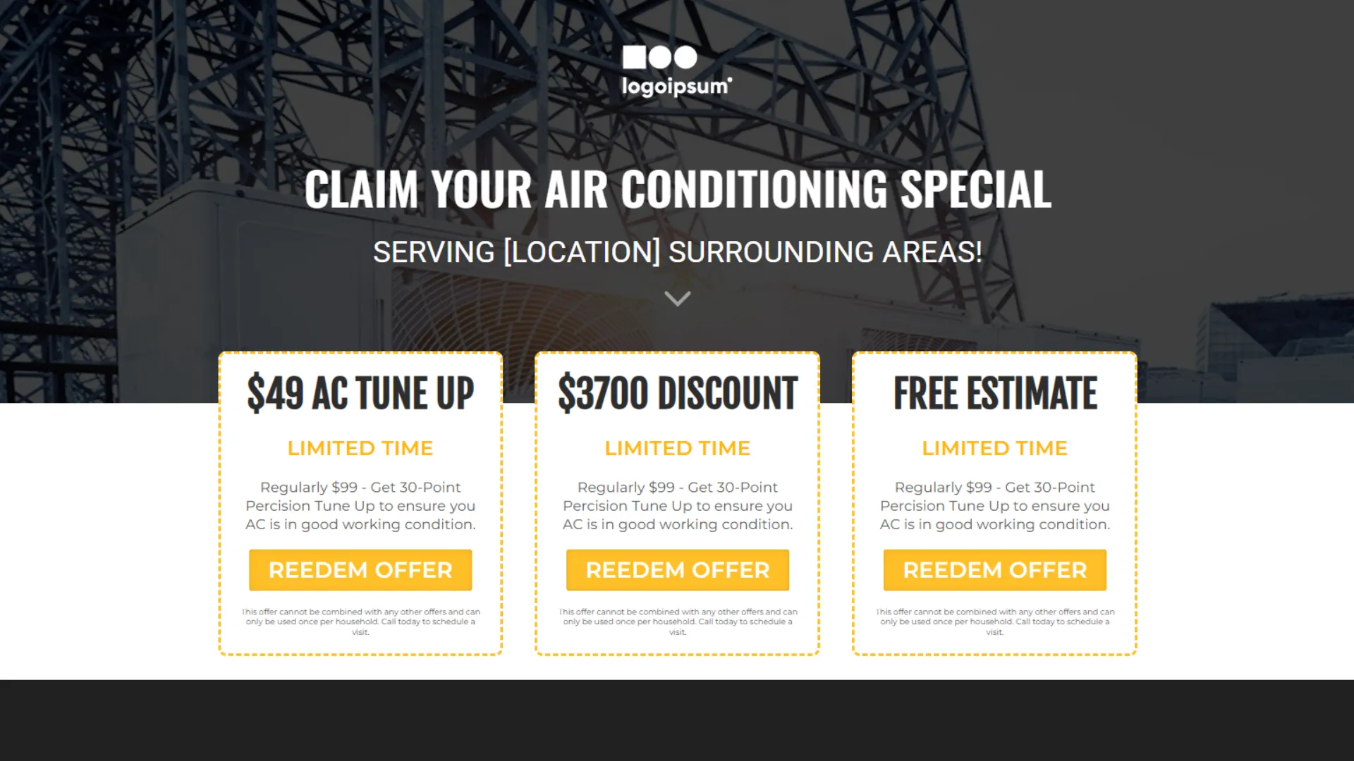 Landing Page Template 9 by DSIGNS Australia